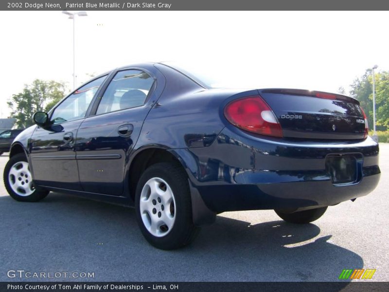 Patriot Blue Metallic / Dark Slate Gray 2002 Dodge Neon