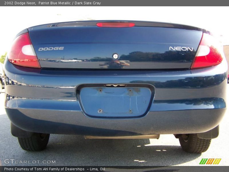 Patriot Blue Metallic / Dark Slate Gray 2002 Dodge Neon