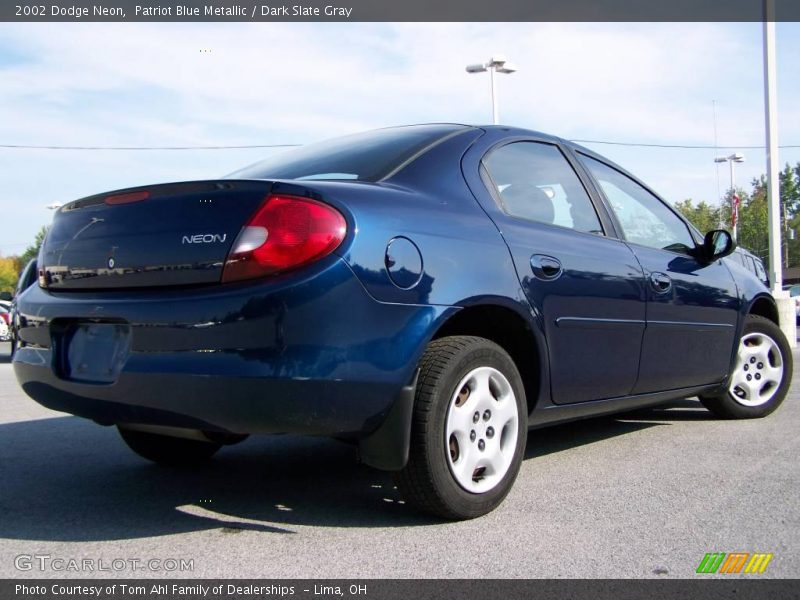 Patriot Blue Metallic / Dark Slate Gray 2002 Dodge Neon