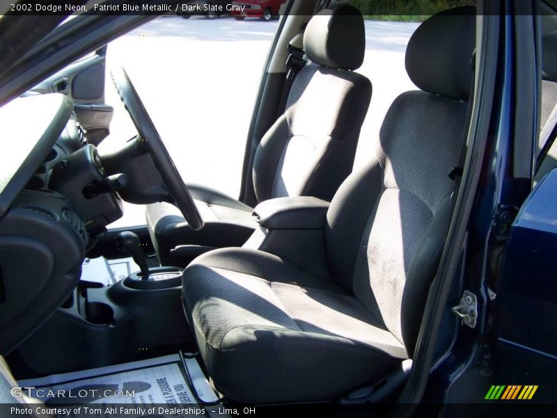 Patriot Blue Metallic / Dark Slate Gray 2002 Dodge Neon