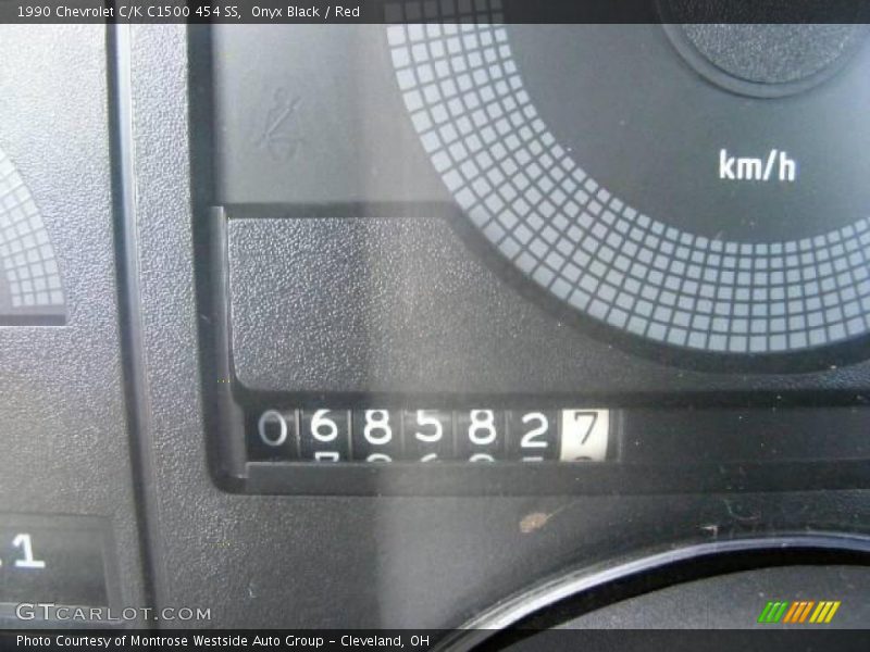Onyx Black / Red 1990 Chevrolet C/K C1500 454 SS