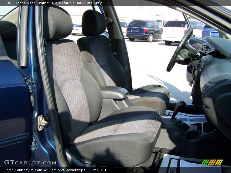 Patriot Blue Metallic / Dark Slate Gray 2002 Dodge Neon
