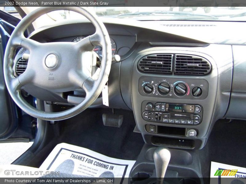 Patriot Blue Metallic / Dark Slate Gray 2002 Dodge Neon