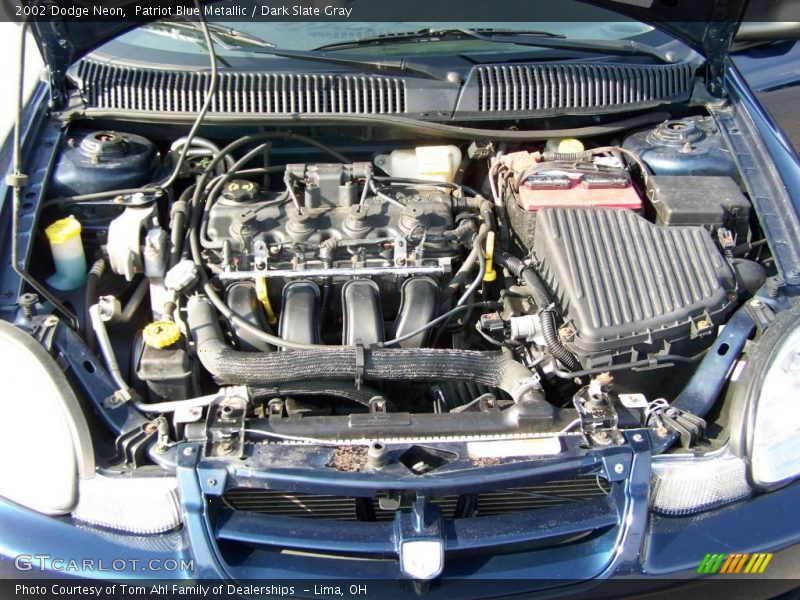 Patriot Blue Metallic / Dark Slate Gray 2002 Dodge Neon