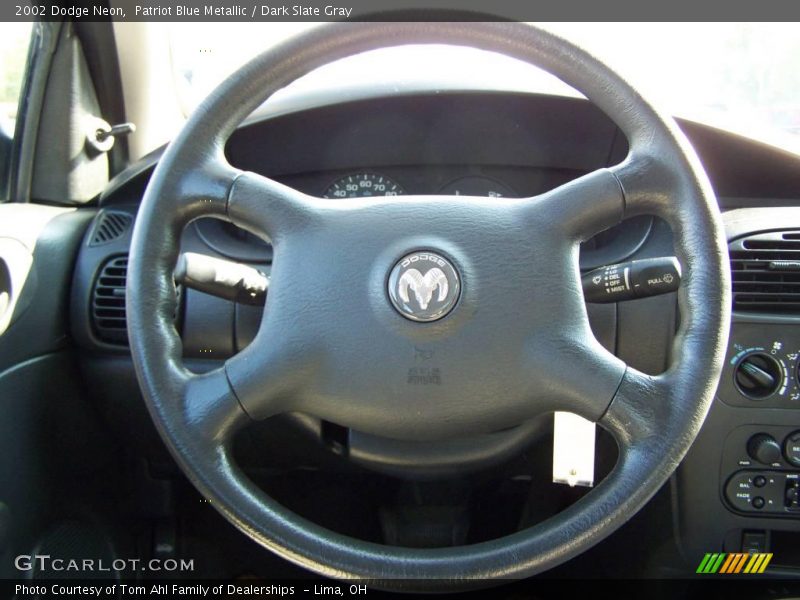 Patriot Blue Metallic / Dark Slate Gray 2002 Dodge Neon