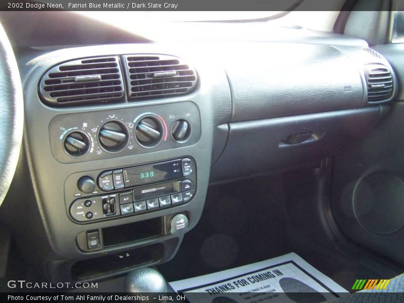 Patriot Blue Metallic / Dark Slate Gray 2002 Dodge Neon