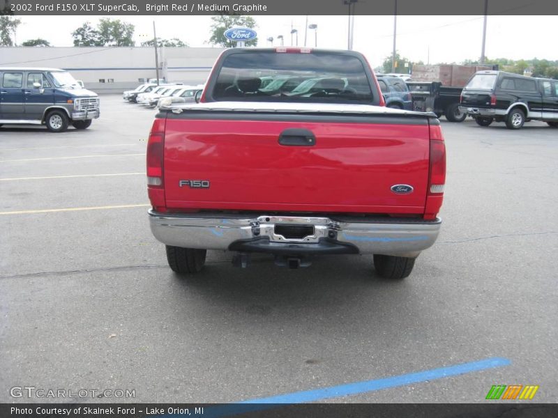 Bright Red / Medium Graphite 2002 Ford F150 XLT SuperCab