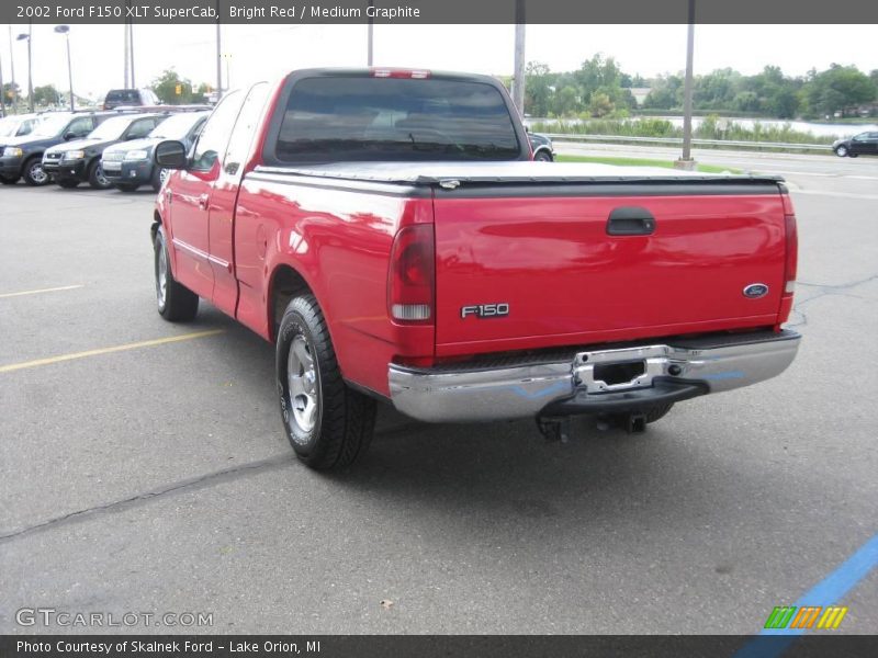 Bright Red / Medium Graphite 2002 Ford F150 XLT SuperCab