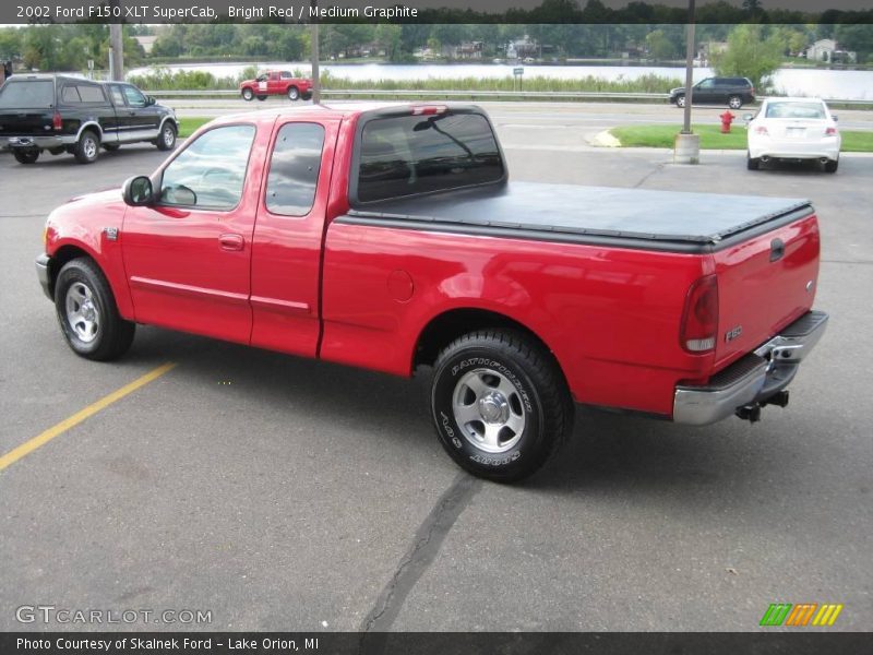 Bright Red / Medium Graphite 2002 Ford F150 XLT SuperCab