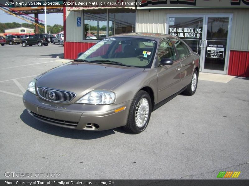 Arizona Beige Metallic / Medium Parchment 2004 Mercury Sable GS Sedan