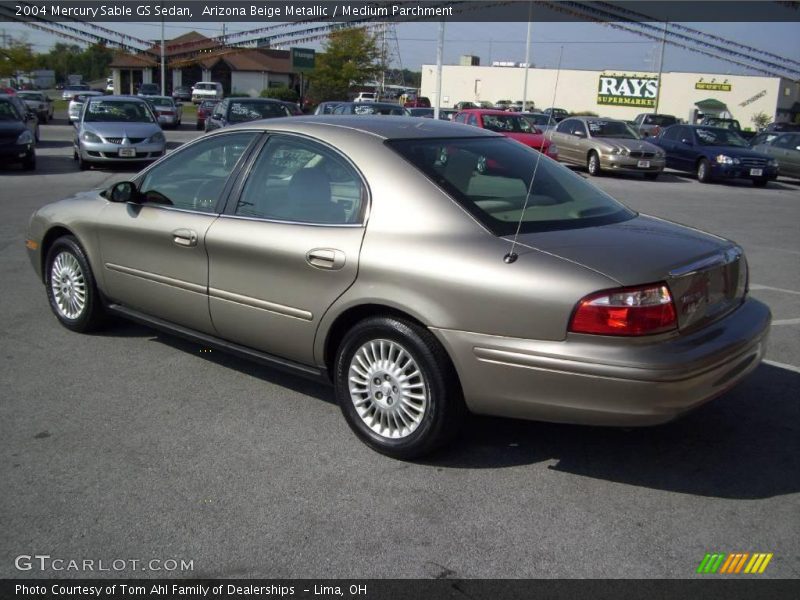 Arizona Beige Metallic / Medium Parchment 2004 Mercury Sable GS Sedan