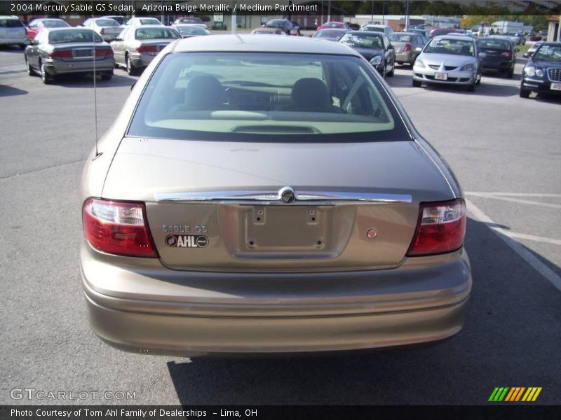 Arizona Beige Metallic / Medium Parchment 2004 Mercury Sable GS Sedan