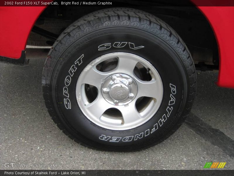 Bright Red / Medium Graphite 2002 Ford F150 XLT SuperCab