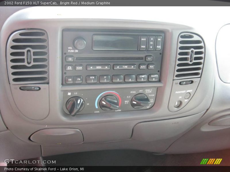 Bright Red / Medium Graphite 2002 Ford F150 XLT SuperCab