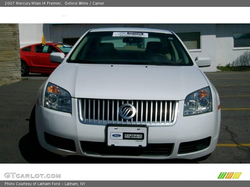 Oxford White / Camel 2007 Mercury Milan I4 Premier