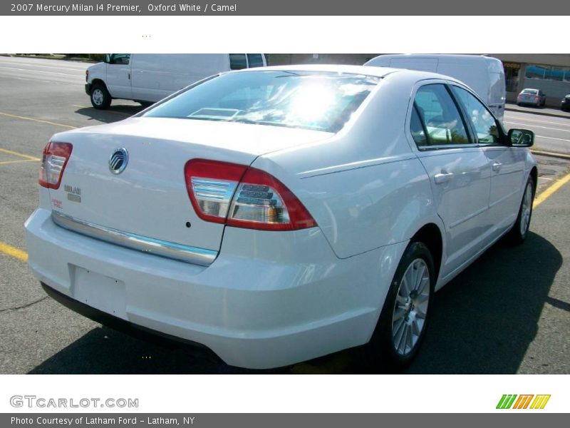 Oxford White / Camel 2007 Mercury Milan I4 Premier