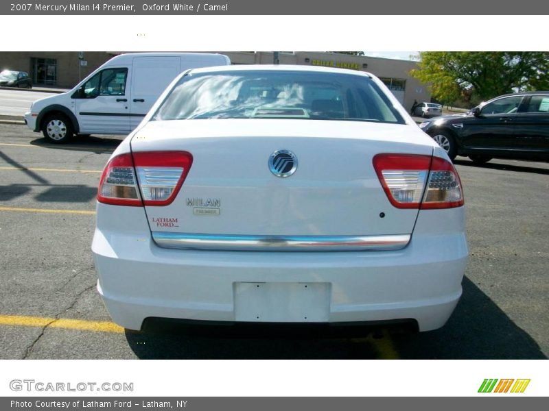 Oxford White / Camel 2007 Mercury Milan I4 Premier