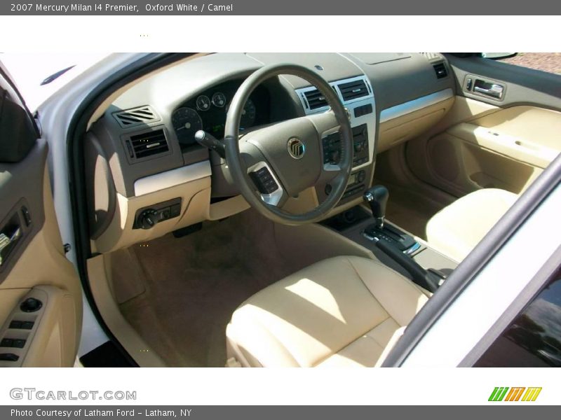 Oxford White / Camel 2007 Mercury Milan I4 Premier