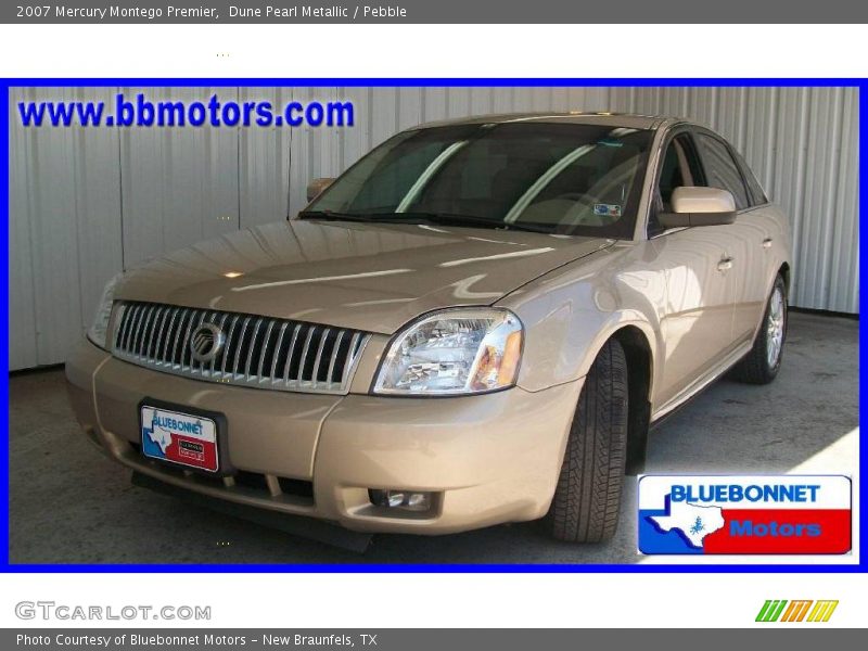 Dune Pearl Metallic / Pebble 2007 Mercury Montego Premier