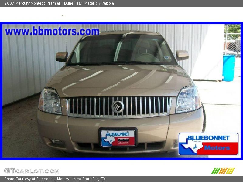 Dune Pearl Metallic / Pebble 2007 Mercury Montego Premier