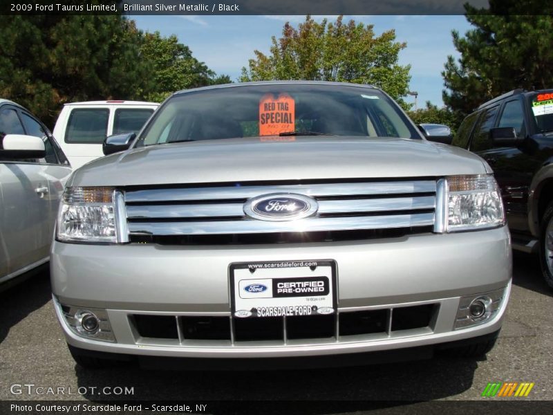 Brilliant Silver Metallic / Black 2009 Ford Taurus Limited