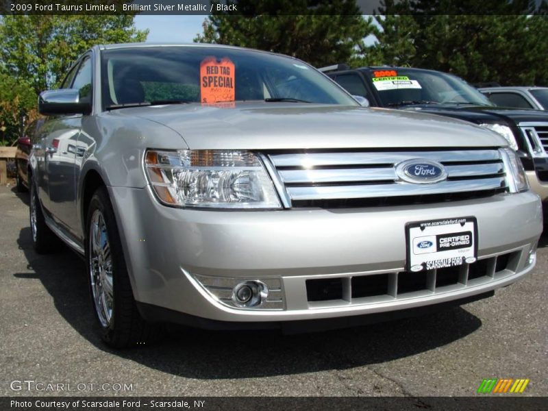 Brilliant Silver Metallic / Black 2009 Ford Taurus Limited