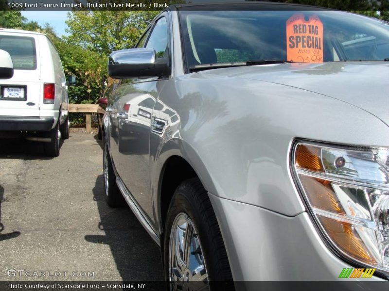 Brilliant Silver Metallic / Black 2009 Ford Taurus Limited
