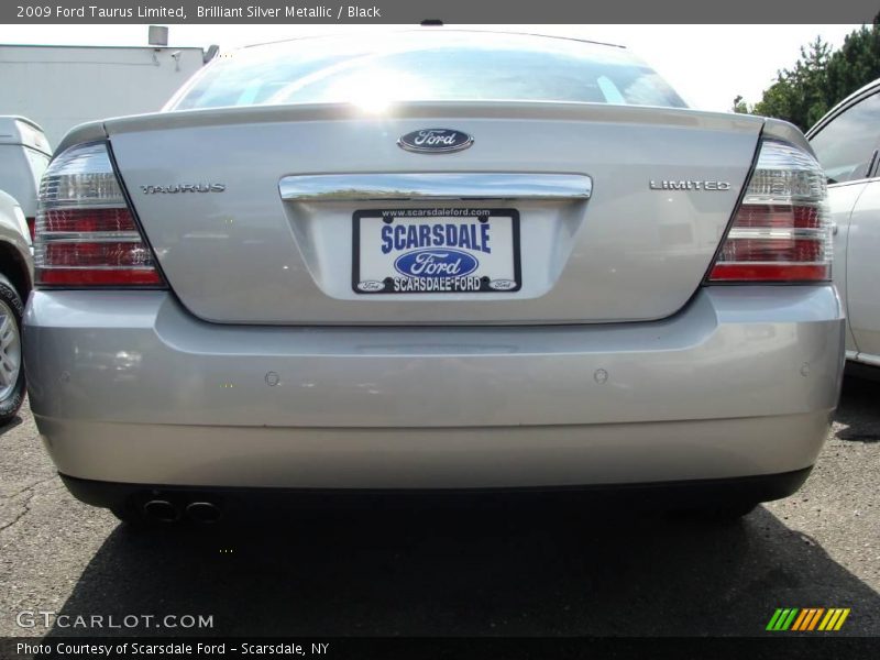 Brilliant Silver Metallic / Black 2009 Ford Taurus Limited