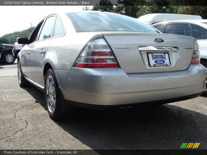 Brilliant Silver Metallic / Black 2009 Ford Taurus Limited