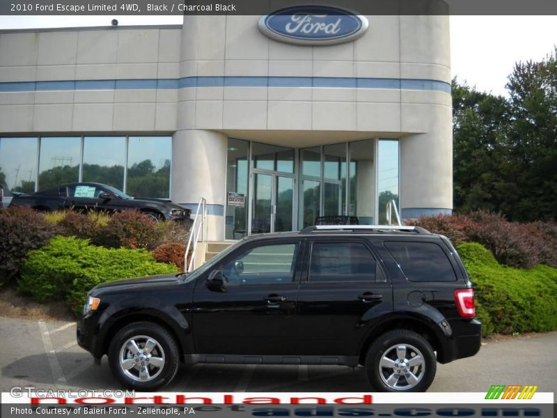 Black / Charcoal Black 2010 Ford Escape Limited 4WD