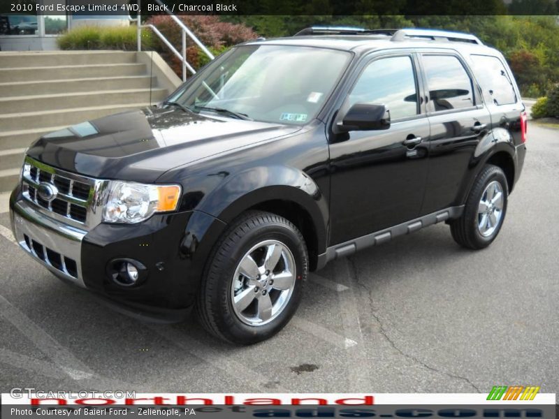 Black / Charcoal Black 2010 Ford Escape Limited 4WD