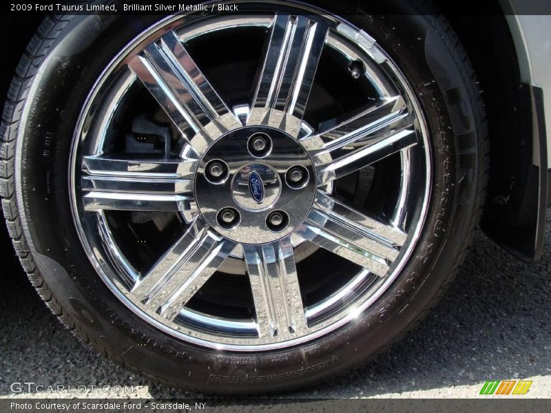 Brilliant Silver Metallic / Black 2009 Ford Taurus Limited