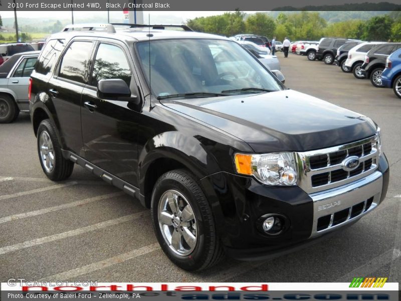 Black / Charcoal Black 2010 Ford Escape Limited 4WD