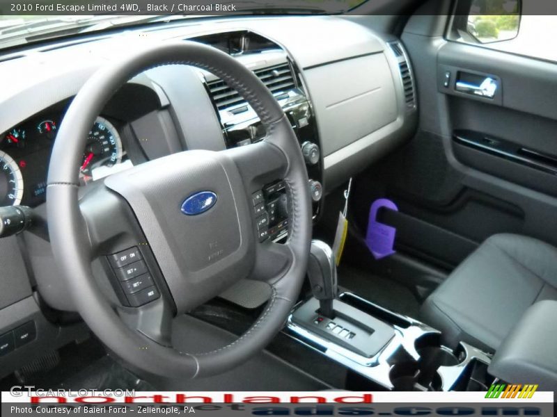 Black / Charcoal Black 2010 Ford Escape Limited 4WD