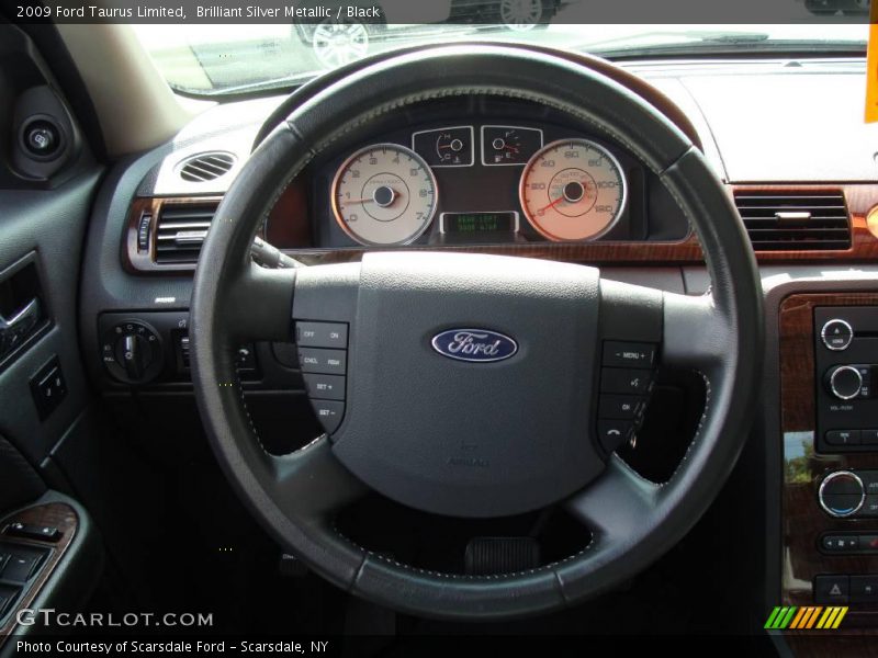 Brilliant Silver Metallic / Black 2009 Ford Taurus Limited