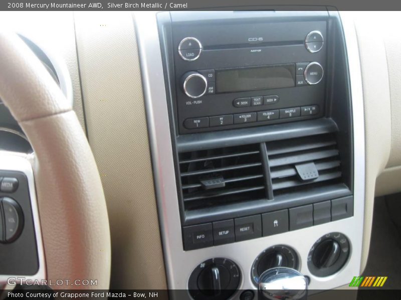 Silver Birch Metallic / Camel 2008 Mercury Mountaineer AWD