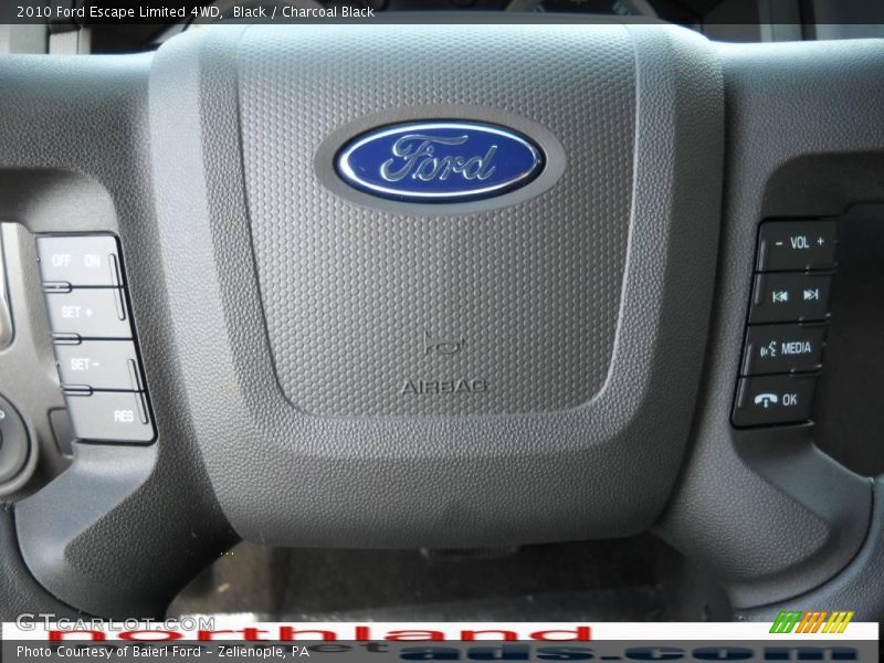 Black / Charcoal Black 2010 Ford Escape Limited 4WD