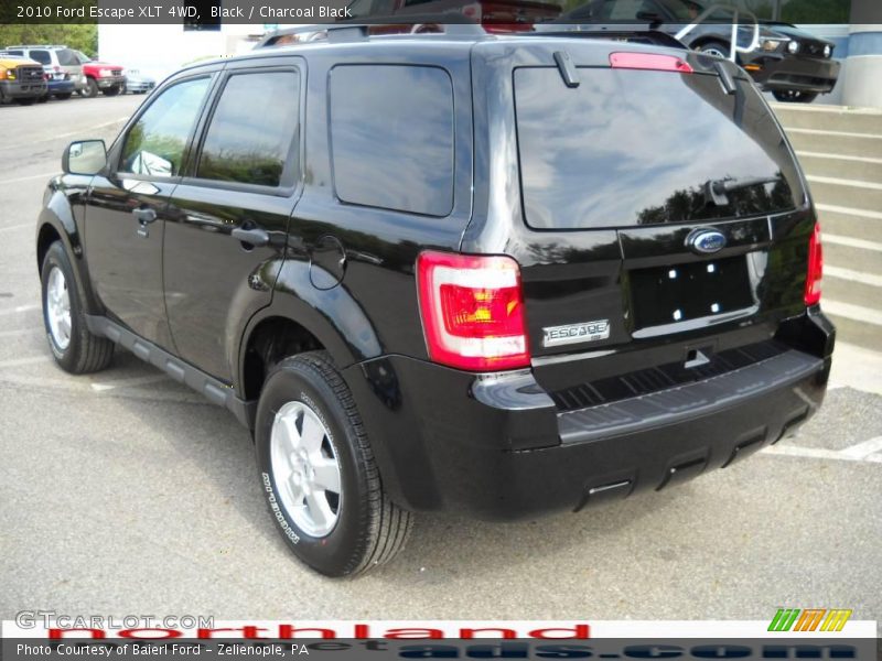 Black / Charcoal Black 2010 Ford Escape XLT 4WD