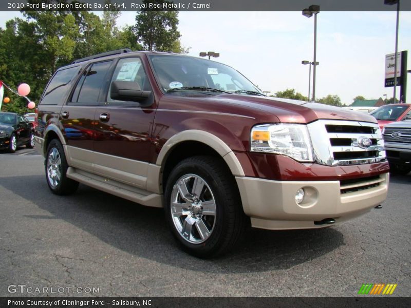 Royal Red Metallic / Camel 2010 Ford Expedition Eddie Bauer 4x4