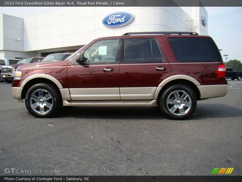 Royal Red Metallic / Camel 2010 Ford Expedition Eddie Bauer 4x4