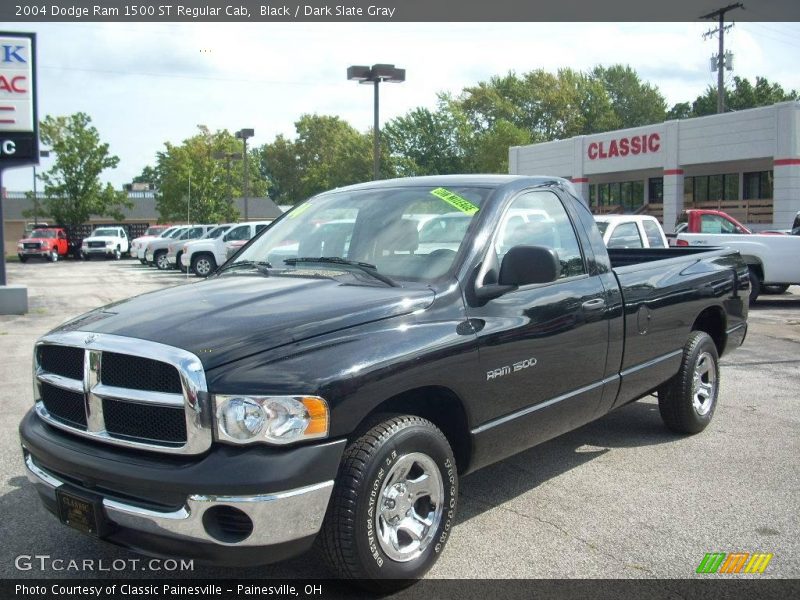 Black / Dark Slate Gray 2004 Dodge Ram 1500 ST Regular Cab