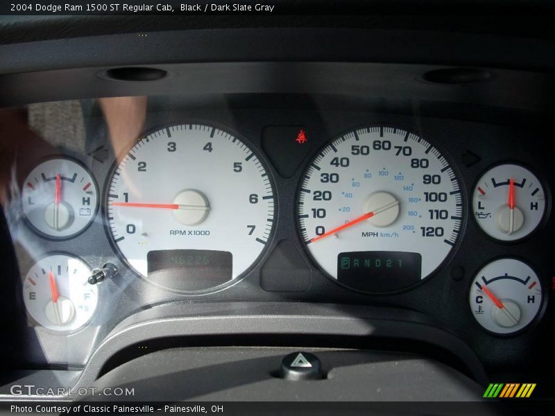 Black / Dark Slate Gray 2004 Dodge Ram 1500 ST Regular Cab