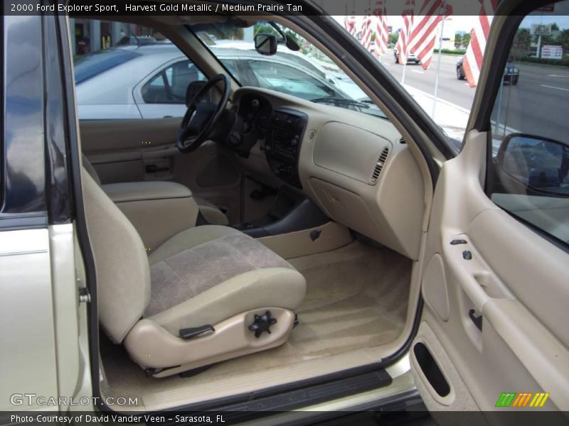 Harvest Gold Metallic / Medium Prairie Tan 2000 Ford Explorer Sport