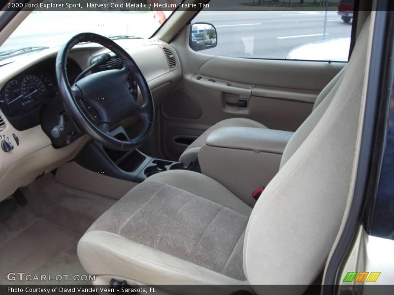 Harvest Gold Metallic / Medium Prairie Tan 2000 Ford Explorer Sport