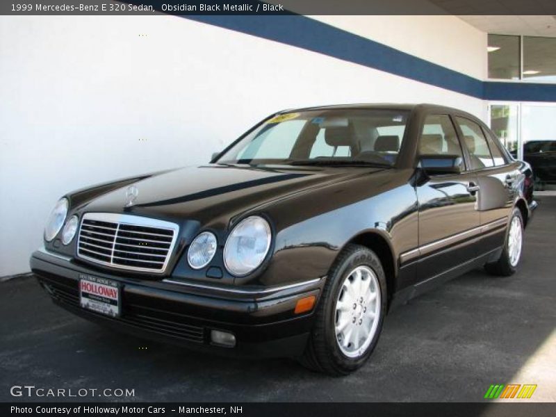 Obsidian Black Metallic / Black 1999 Mercedes-Benz E 320 Sedan