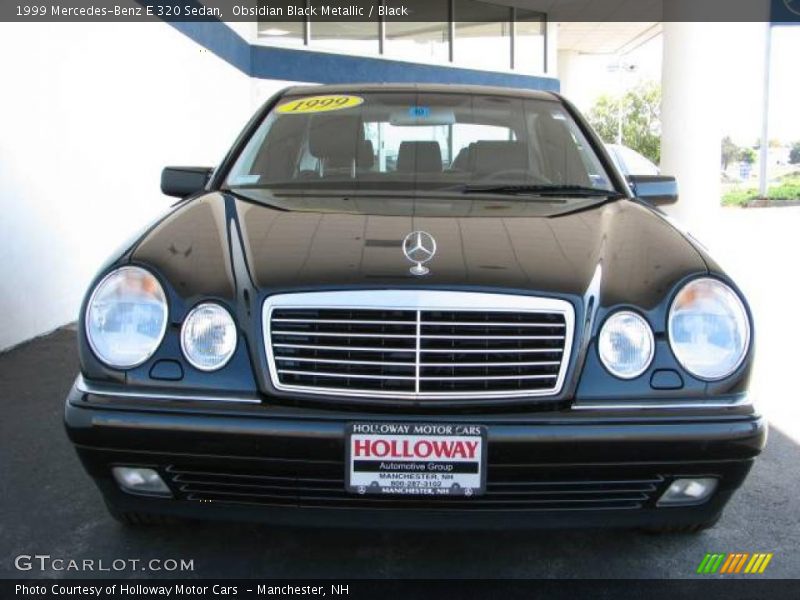 Obsidian Black Metallic / Black 1999 Mercedes-Benz E 320 Sedan