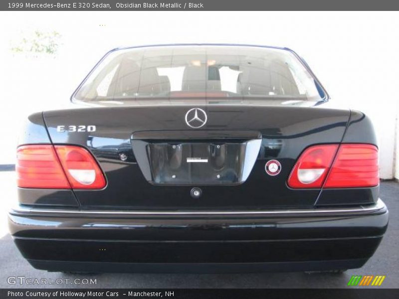 Obsidian Black Metallic / Black 1999 Mercedes-Benz E 320 Sedan