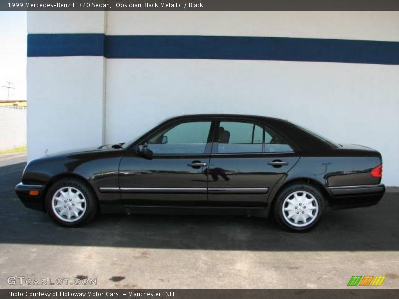 Obsidian Black Metallic / Black 1999 Mercedes-Benz E 320 Sedan