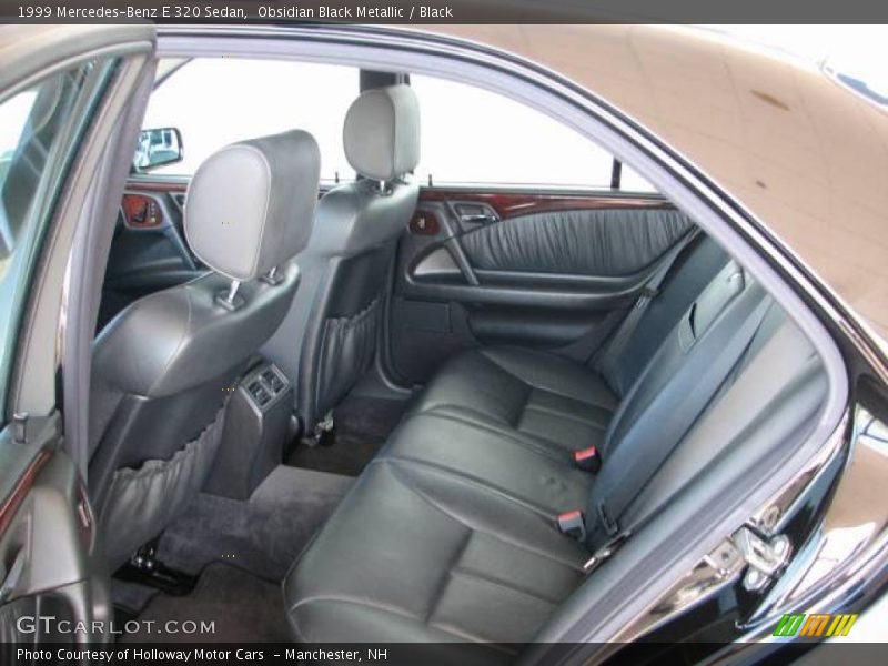 Obsidian Black Metallic / Black 1999 Mercedes-Benz E 320 Sedan