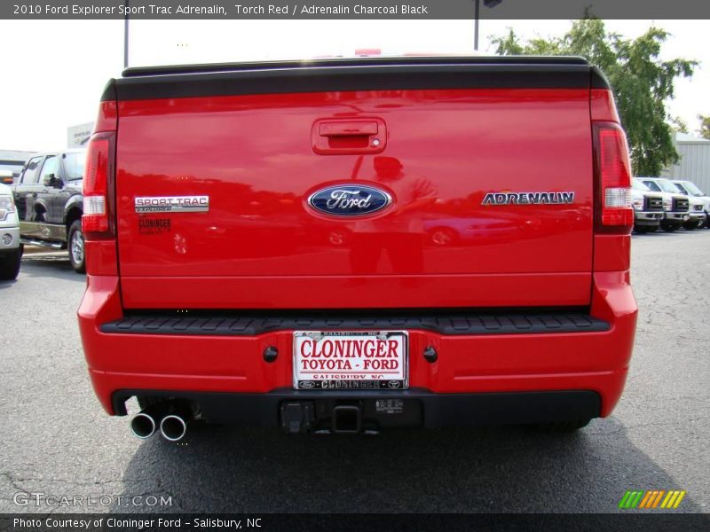 Torch Red / Adrenalin Charcoal Black 2010 Ford Explorer Sport Trac Adrenalin
